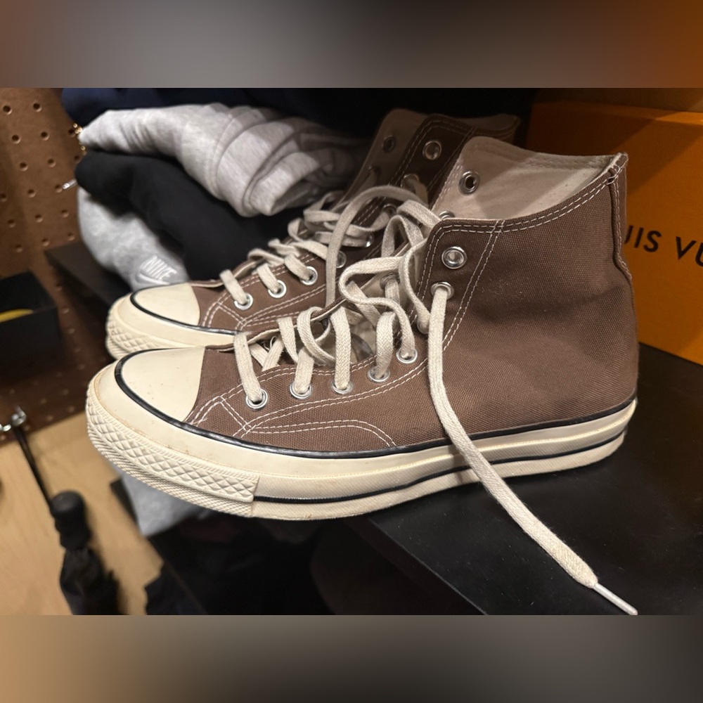 Converse Chocolate High-Top Sneakers